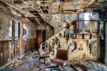 Crumbling room