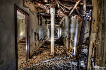 Decaying hallway