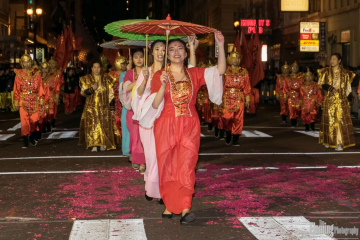2018 Chinese New Year Parade in San Francisco, USA
