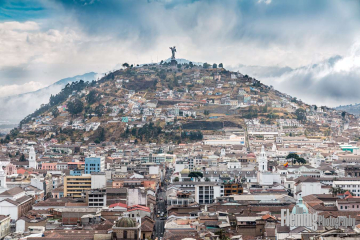 Panoramic View of Quito, Ecuador