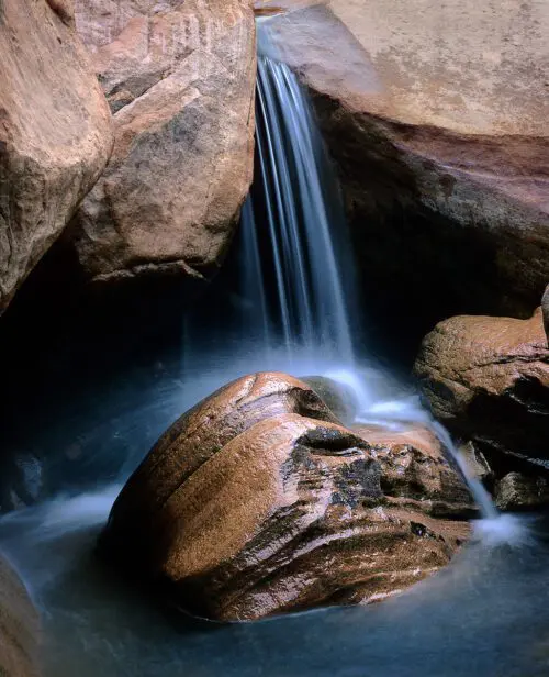 Rock, Waterfall