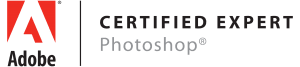 Adobe Certified Photoshop Expert logo