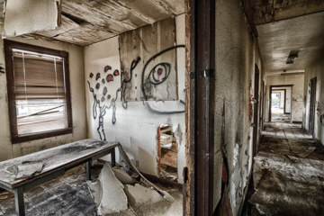 A photo series titled &quot;Modern Ruins,&quot; featuring haunting images of abandoned, decaying buildings. The portfolio captures crumbling facades, overgrown interiors, rusted structures, and empty urban spaces, exploring themes of neglect, impermanence, and the passage of time in modern architectural decay.